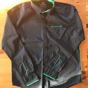 NWOT unique Heineken buttoned down shirt